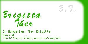 brigitta ther business card